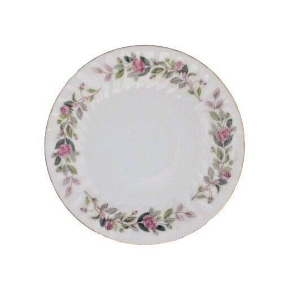 Vintage Creative Regency Rose  6" Saucers lot of 8 - Picture 1 of 11